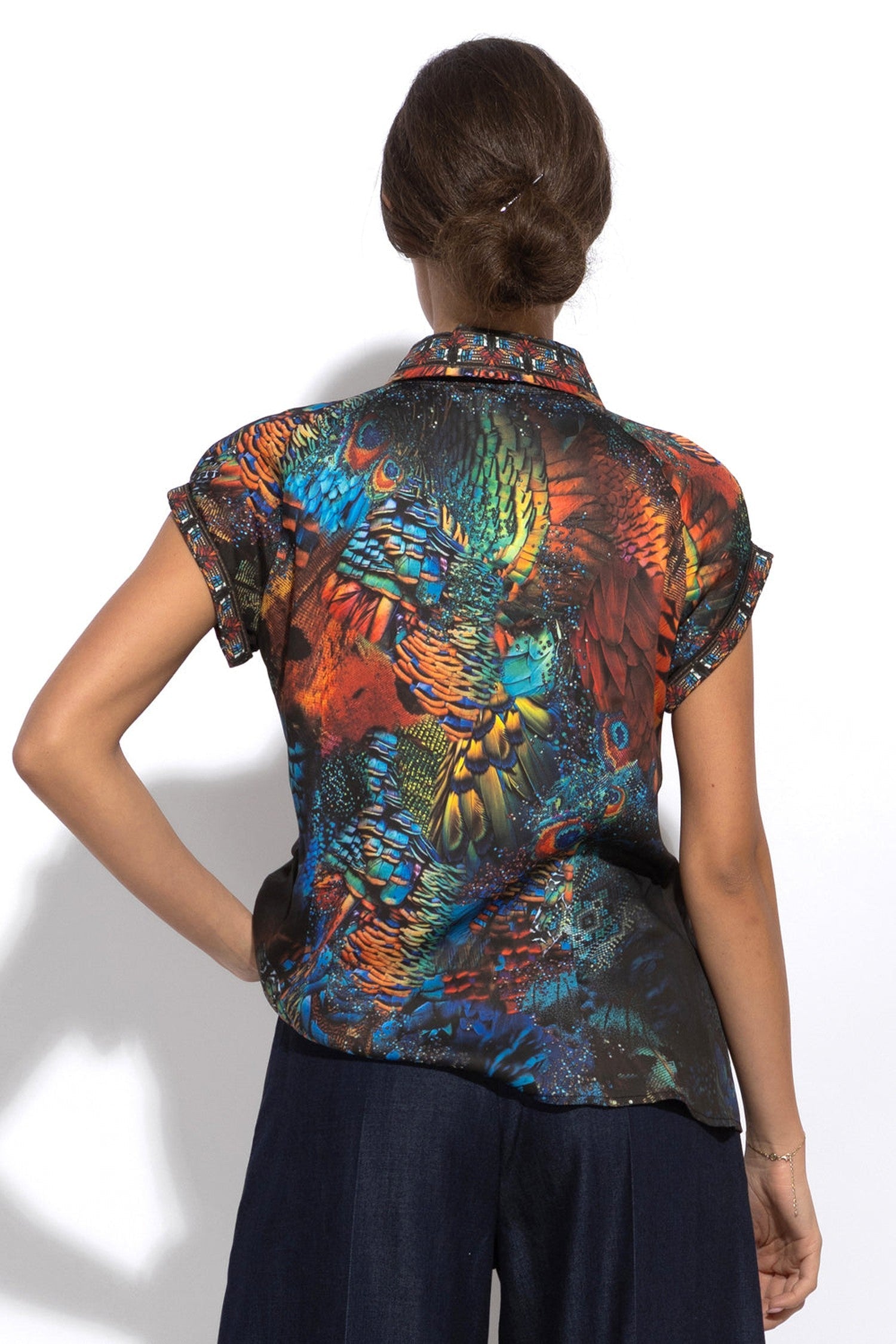 VISCOSE RAGLAN SLEEVE SHIRT - AMAZONIA