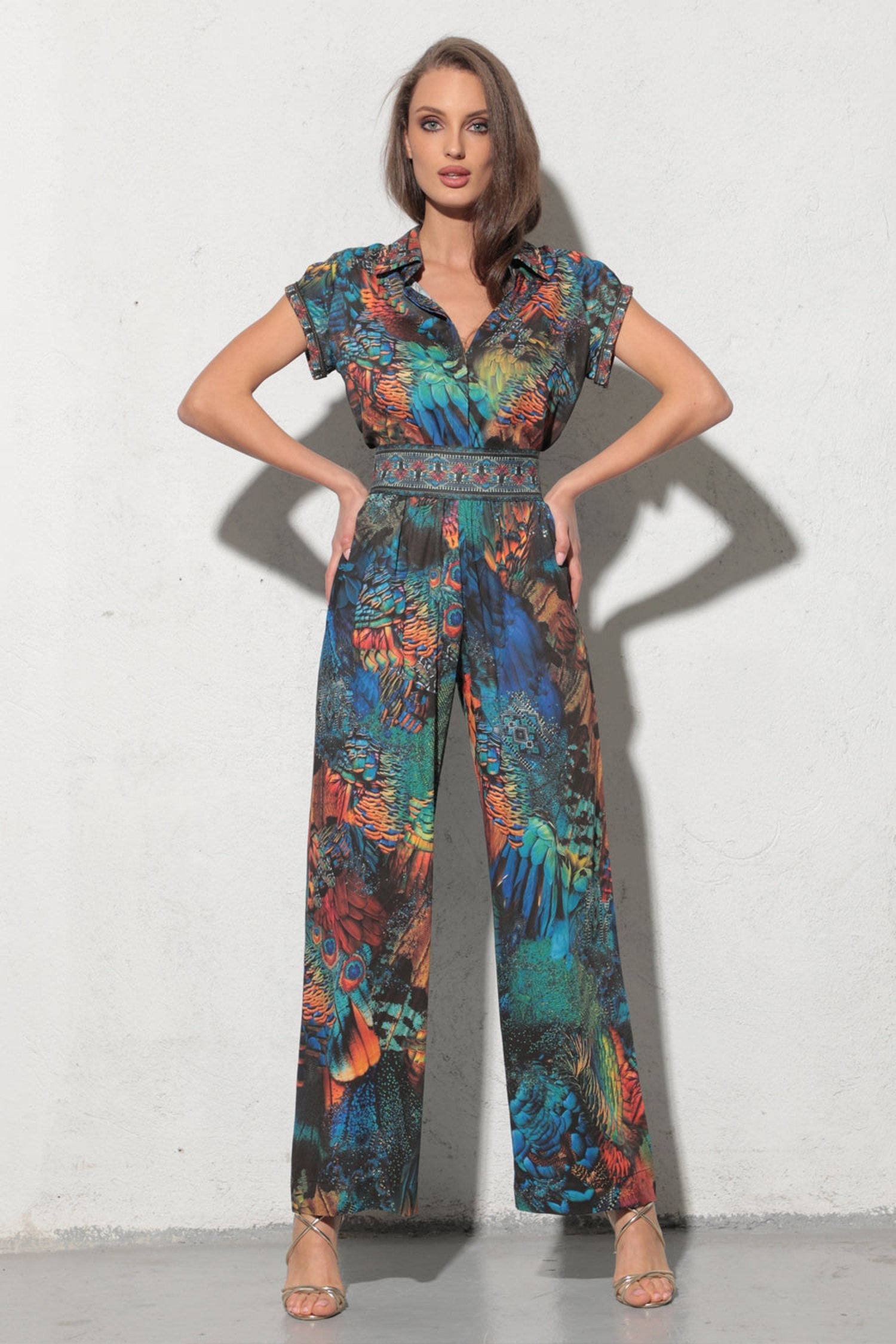 VISCOSE RAGLAN SLEEVE SHIRT - AMAZONIA