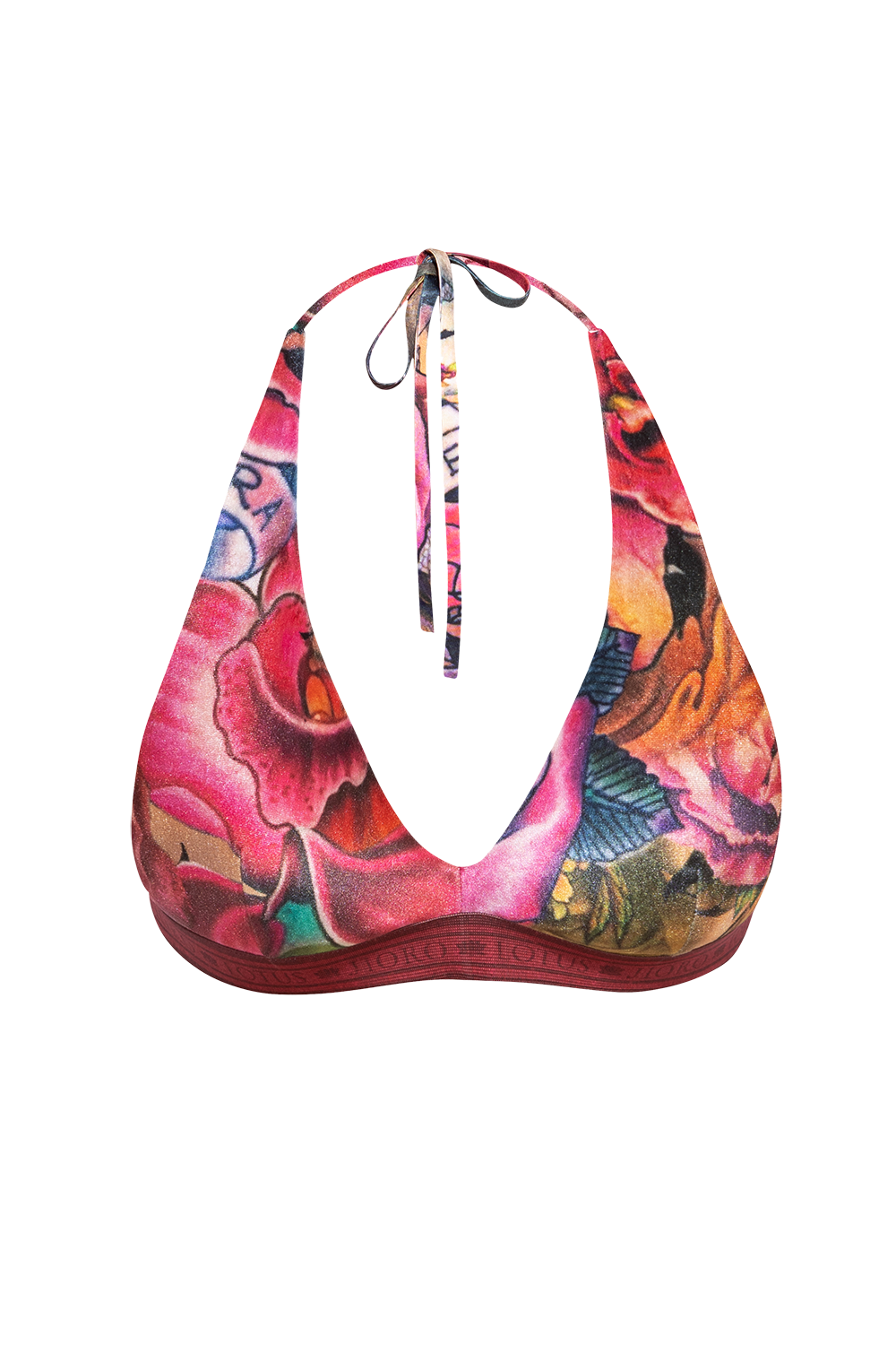 TRIANGLE VELVET TOP - TATTOO STAR