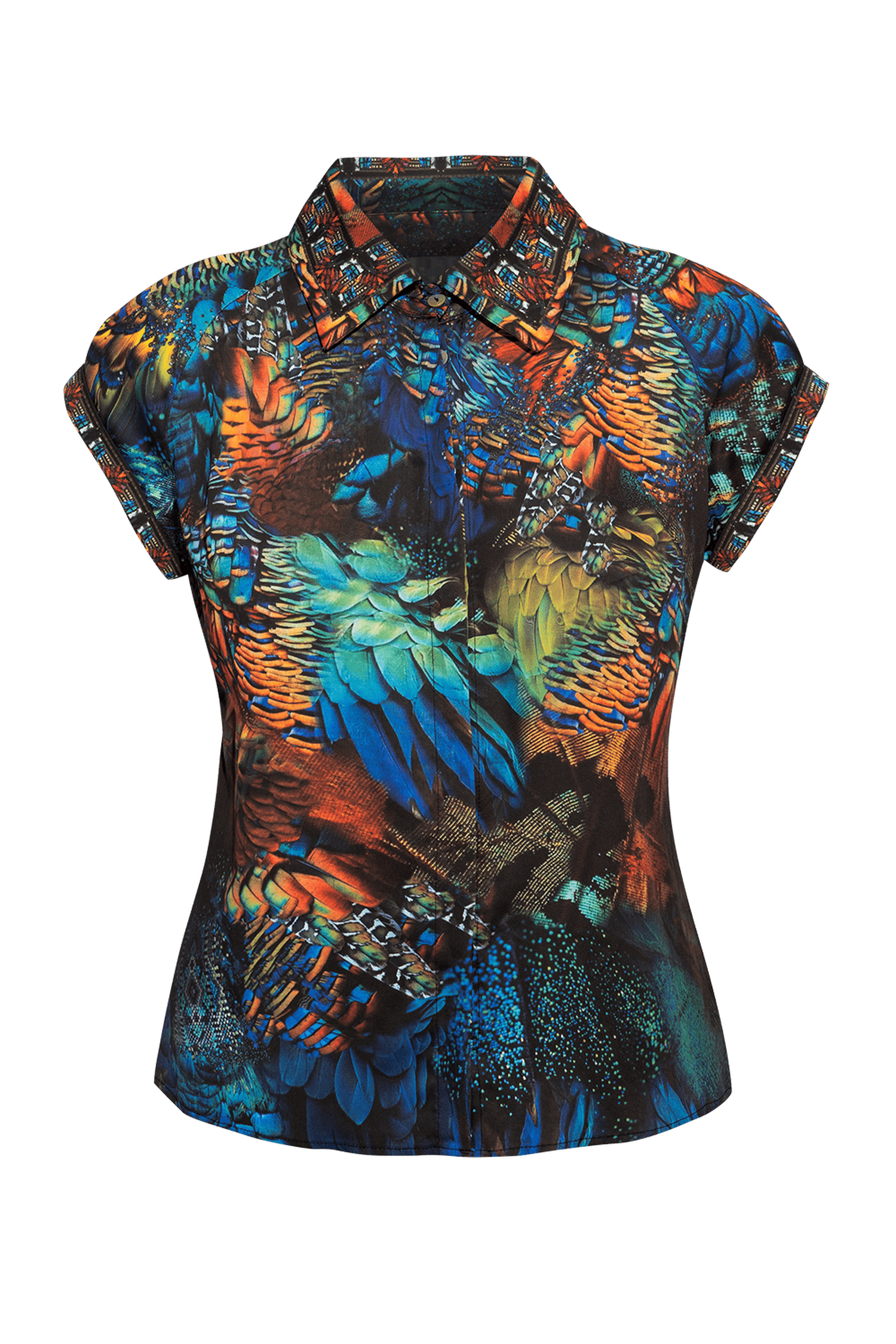 VISCOSE RAGLAN SLEEVE SHIRT - AMAZONIA